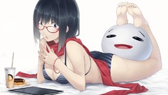 Feet food glasses Tablets donuts drinks bracelets scarfs blush 