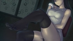 Feet stockings anime girls toes Occult Academy Maya Kumashiro 