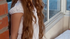 Feet woman legs blondes panties Met-Art magazine Virginia Sun