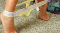 Feet woman panties down Miguela A