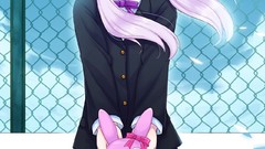 Fences long hair anime girls school uniforms vocaloid 