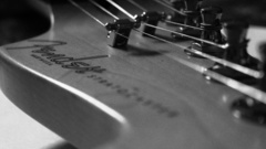 Fender grayscale guitars monochrome