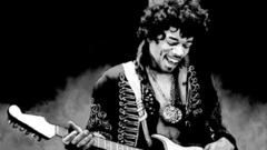 Fender jimi hendrix monochrome