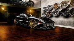 Ferrari Car black cars super car vehicle