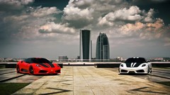 Ferrari cityscapes scuderia novitec rosso