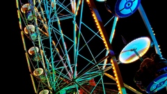 Ferris wheel at night