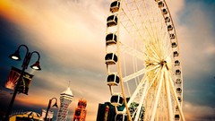 Ferris wheels funfair