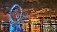 Ferris wheels HDR Photography
