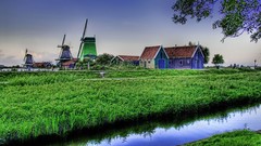 Fields streams farmhouse HDR