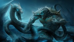 Fight beginning artwork video games fantasy art Dmitriy Prozorov