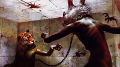 Fight rabbits battles paintings