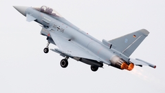 Fighter Typhoon eurofighter airplane