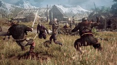 Fighting the witcher Geralt the witcher 3 wild hunt video games 