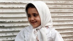 Film children front smiling little girl Iranian The White 