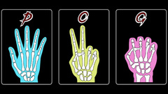 Fingers X-ray Rock Paper