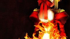 Fire blondes anime girls video games fate series Fate/EXTRA 