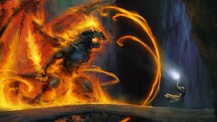 Fire Bridges wizard demons Gandalf Balrog the lord of the rings 