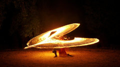 Fire dancing