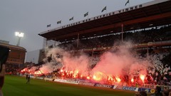 Fire fireworks flares AIK