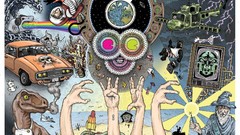 Fire food Bears Dinosaurs Earth cartoons Sharks rainbows swag 