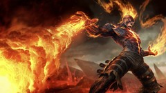 Fire game Brand league Champions League of Legends artwork 