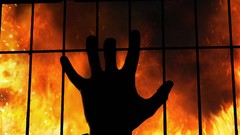 Fire hands flames shadows israel royba