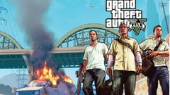 Fire Los Angeles Bridges grand theft auto v vann