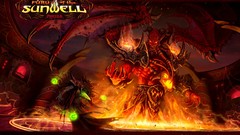 Fire magic game wings armor Fury flames video warcraft world of 