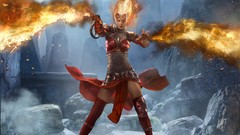 Fire magic spark Wizards magic: the gathering artwork 2014 