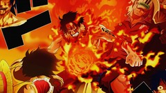 Fire Manga flames tattoos monkey d luffy portgas d ace anime 