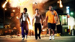 Fire pain Dwayne Johnson mark wahlberg still anthony mackie gain