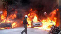 Fire police cars disasters