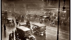 Fire subway vintage monochrome USA historic 1915