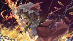 Fire weapons wings crystals dress hats Vampires red eyes red 