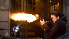 Fire woman Guns brunettes uzi ponytails gina carano mac 10