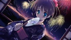 Fireworks Anime yukata Japanese