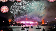 Fireworks Boats Harbor celebration