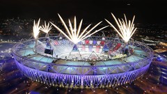 Fireworks stadium olympics London 2012