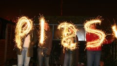 Fireworks urinate sparkle