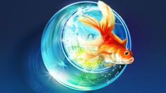 Fish goldfish artwork fish bowls