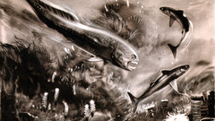 Fish prehistoric Zdenek Burian