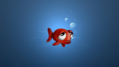 Fish sad bubbles