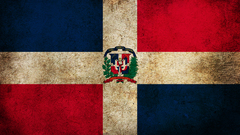 Flags dominican republic