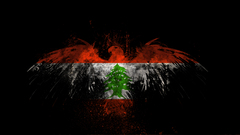 Flags Lebanon