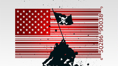 Flags piracy barcode