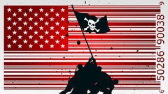 Flags piracy barcode