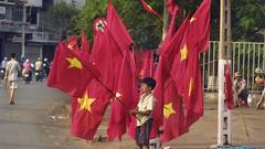 Flags Viet Nam children