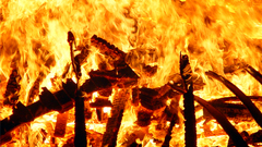 Flame abstract campfire fire