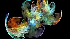 Flame abstract fractal