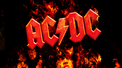 Flames ac dc music